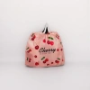 Pink cherry pattern handbag, a fashionable, simple and eco-friendly shopping bag details Picture